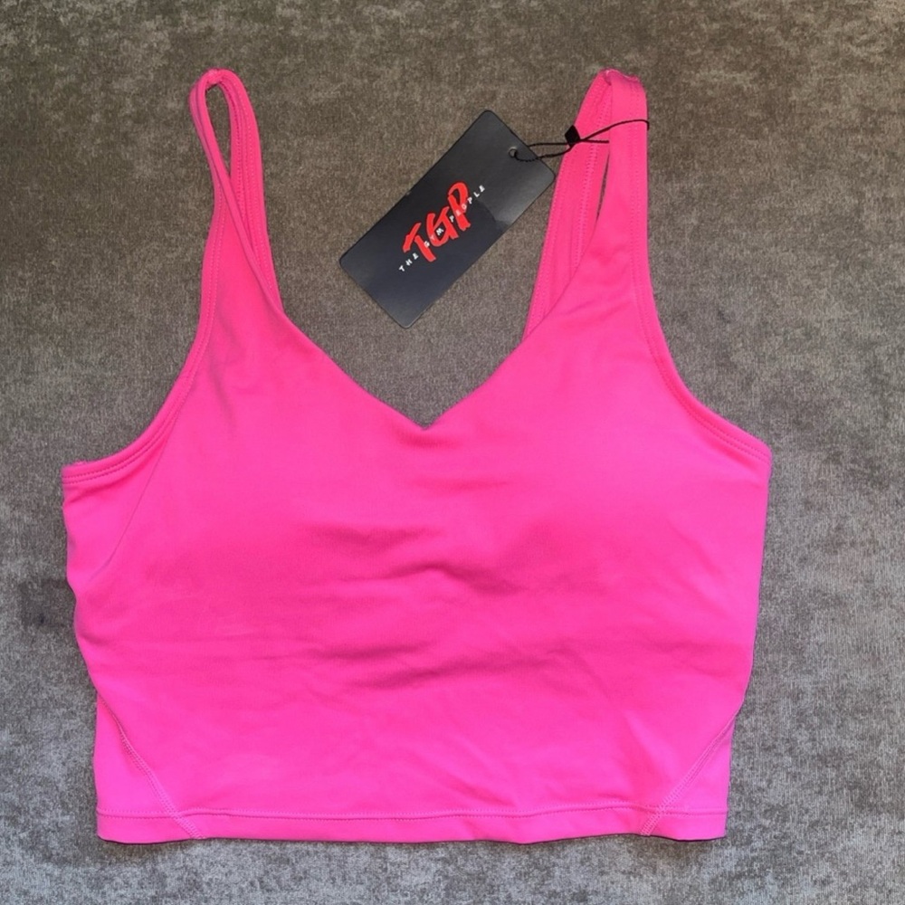Hot pink Shorts Bra